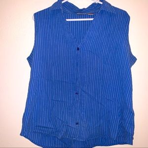 North crest 2X 18W/20W Sleeveless Button Down Shirt